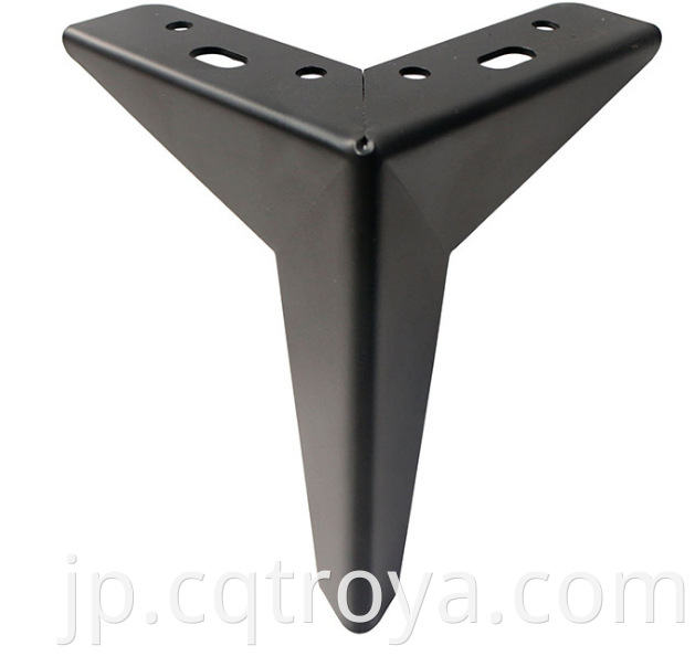 Triangle Y Shape Furniture Leg Black Sofa Foots Metal Sofa Leg Furniture Feet9